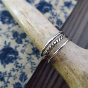 ⭐️ONLY 3!⭐️Sterling Silver Braided Ring